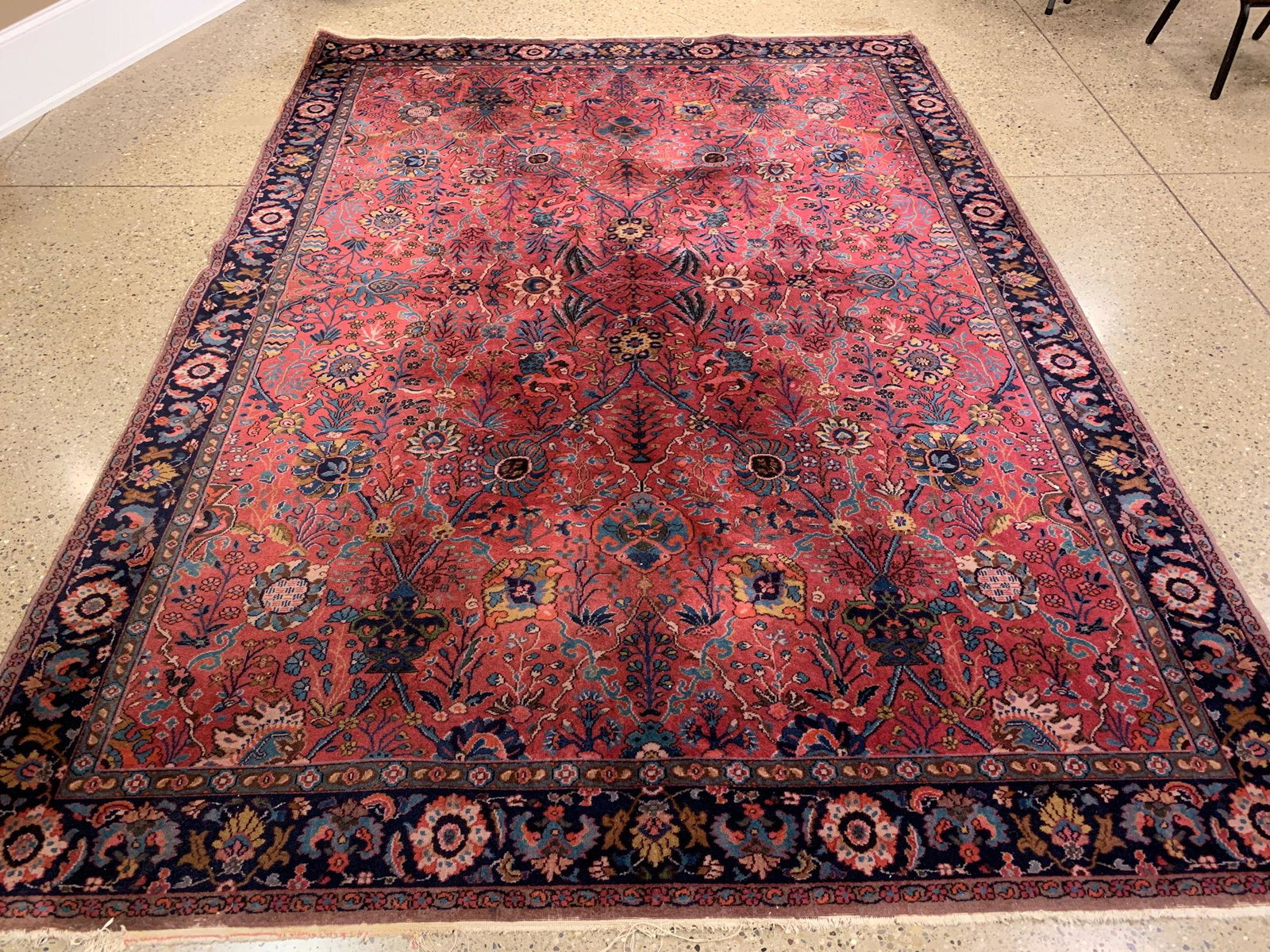ORIENTAL RUG, PERSIAN SAROUK, 8'6" X 11'11" (1 of 15)