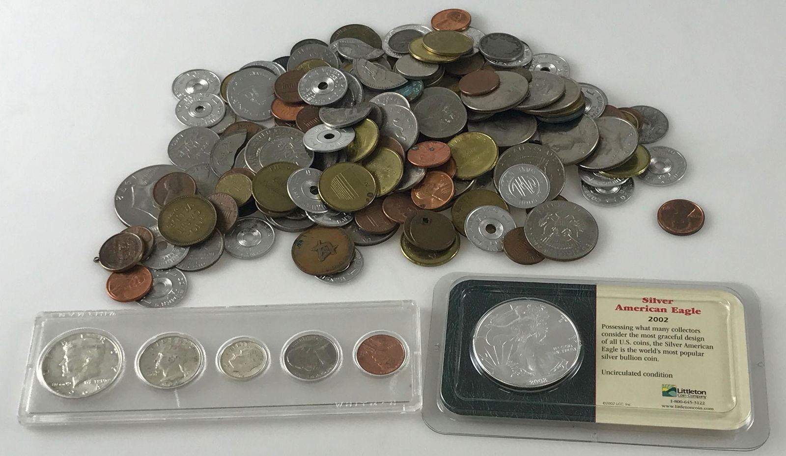 LOT ASSORTED U.S. AND FOREIGN COINS (1 of 6)