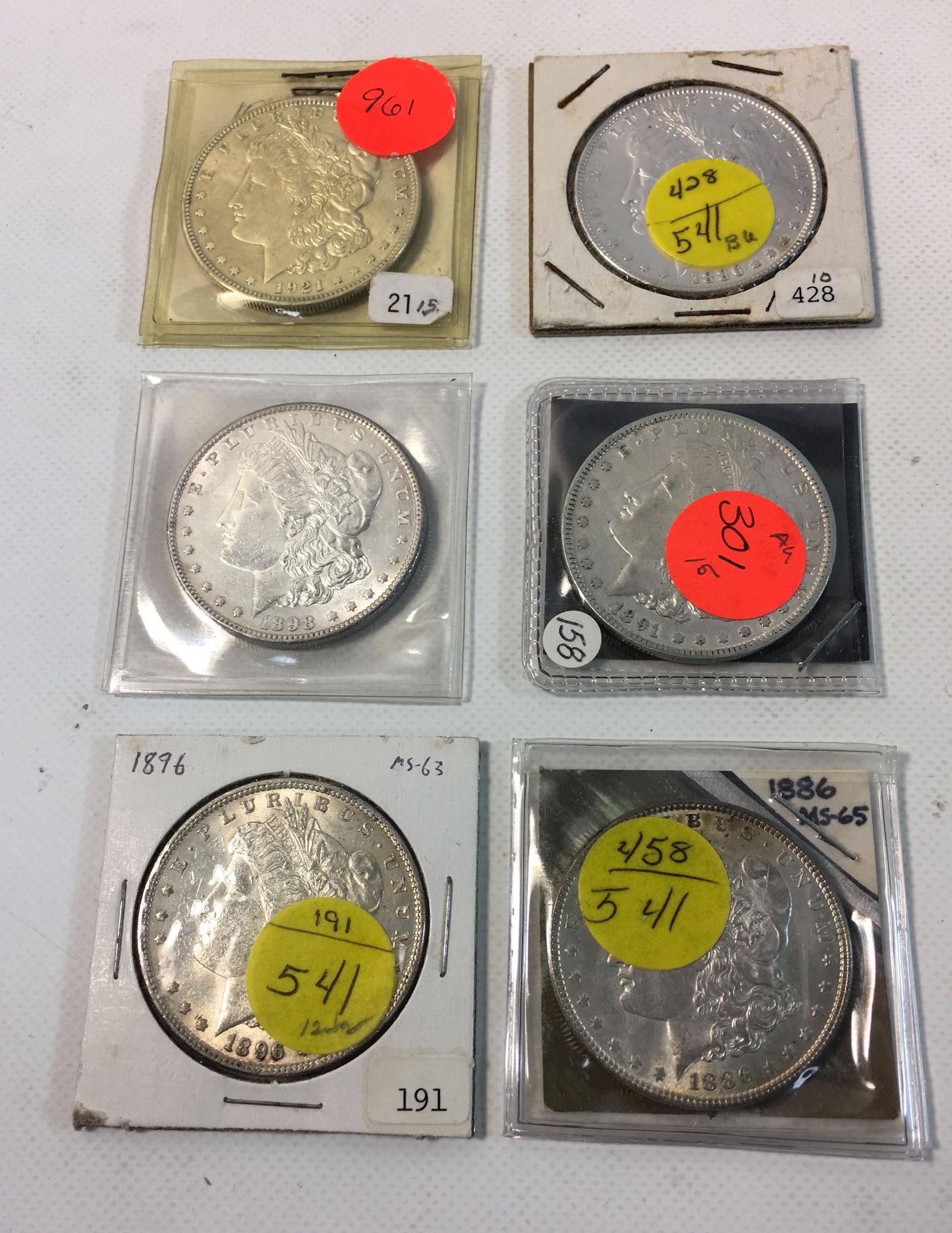 LOT OF U.S. SILVER DOLLAR COINS (1 of 1)