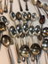 SILVER AND SILVER PLATE FLATWARE LOT - 4
