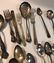 SILVER AND SILVER PLATE FLATWARE LOT - 6