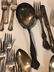 SILVER AND SILVER PLATE FLATWARE LOT - 8
