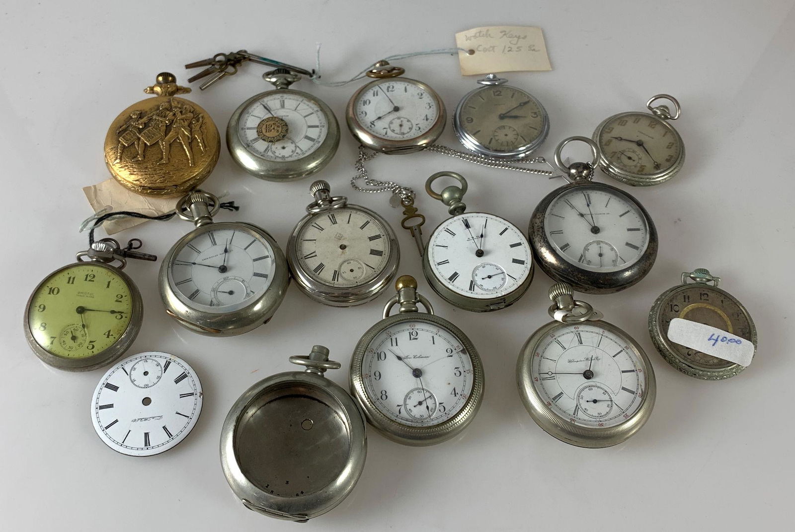 LOT ASSORTED VINTAGE POCKET WATCHES (1 of 16)
