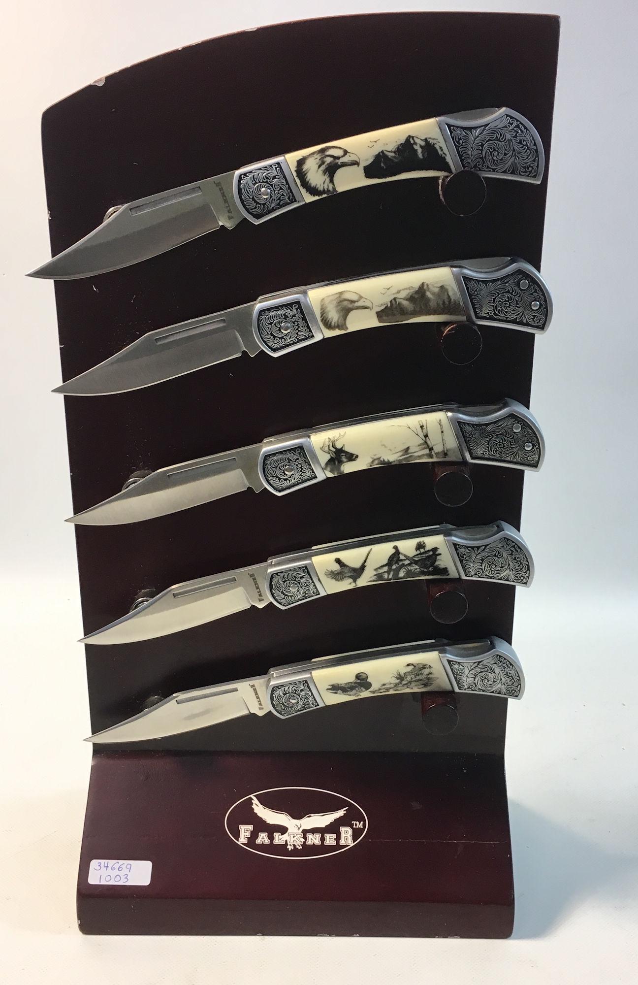 FALKNER KNIVES ON SALES DISPLAY (1 of 1)