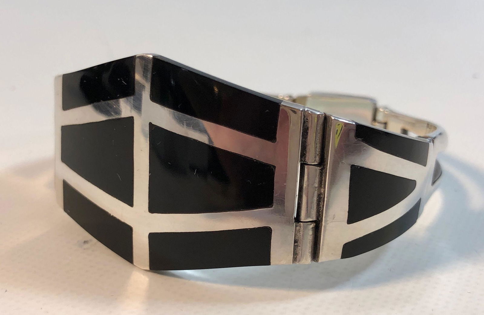 STERLING AND ONYX BRACELET (1 of 7)
