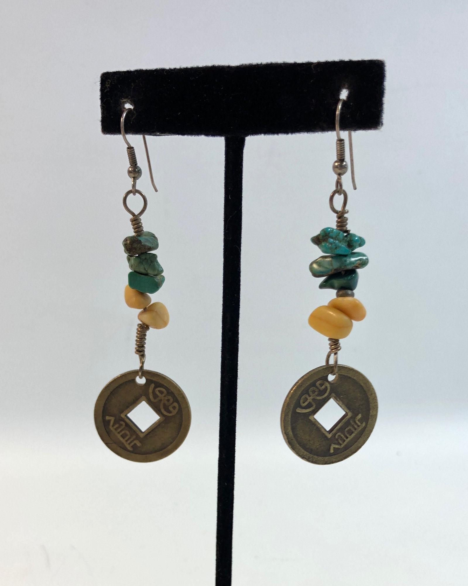 ASIAN STYLE DANGLE EARRINGS (1 of 3)