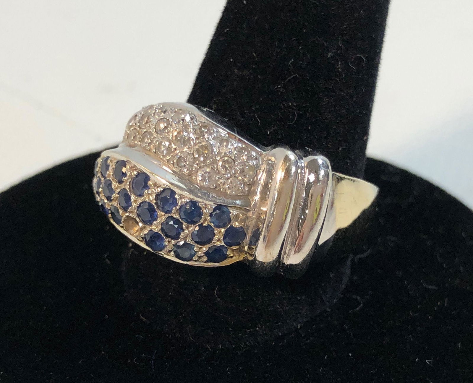 18KT DUAL TONE COCKTAIL RING (1 of 12)