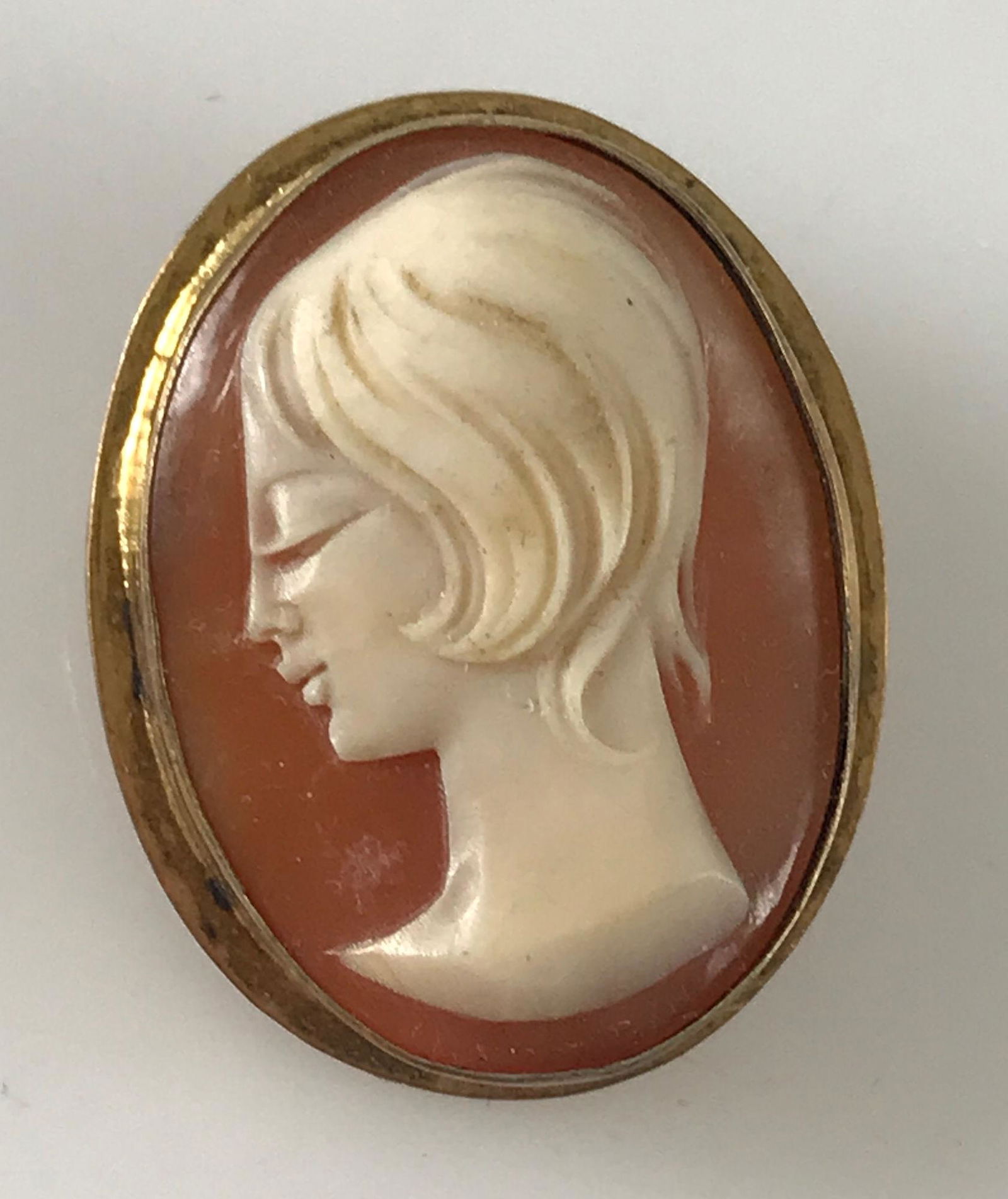 HAND-CARVED CAMEO PIN/PENDANT (1 of 3)