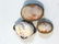 THREE SMALL VINTAGE CAMEO PINS/PENDANTS