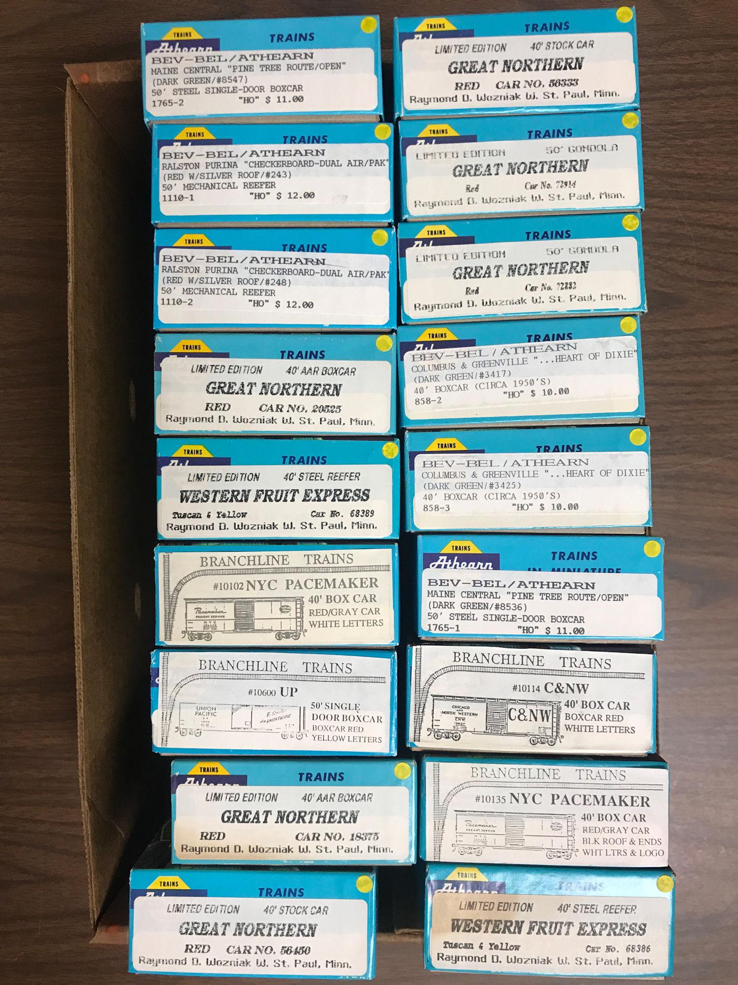 18 ATHEARN HO GAUGE ROLLING STOCK KITS. NIB (1 of 1)