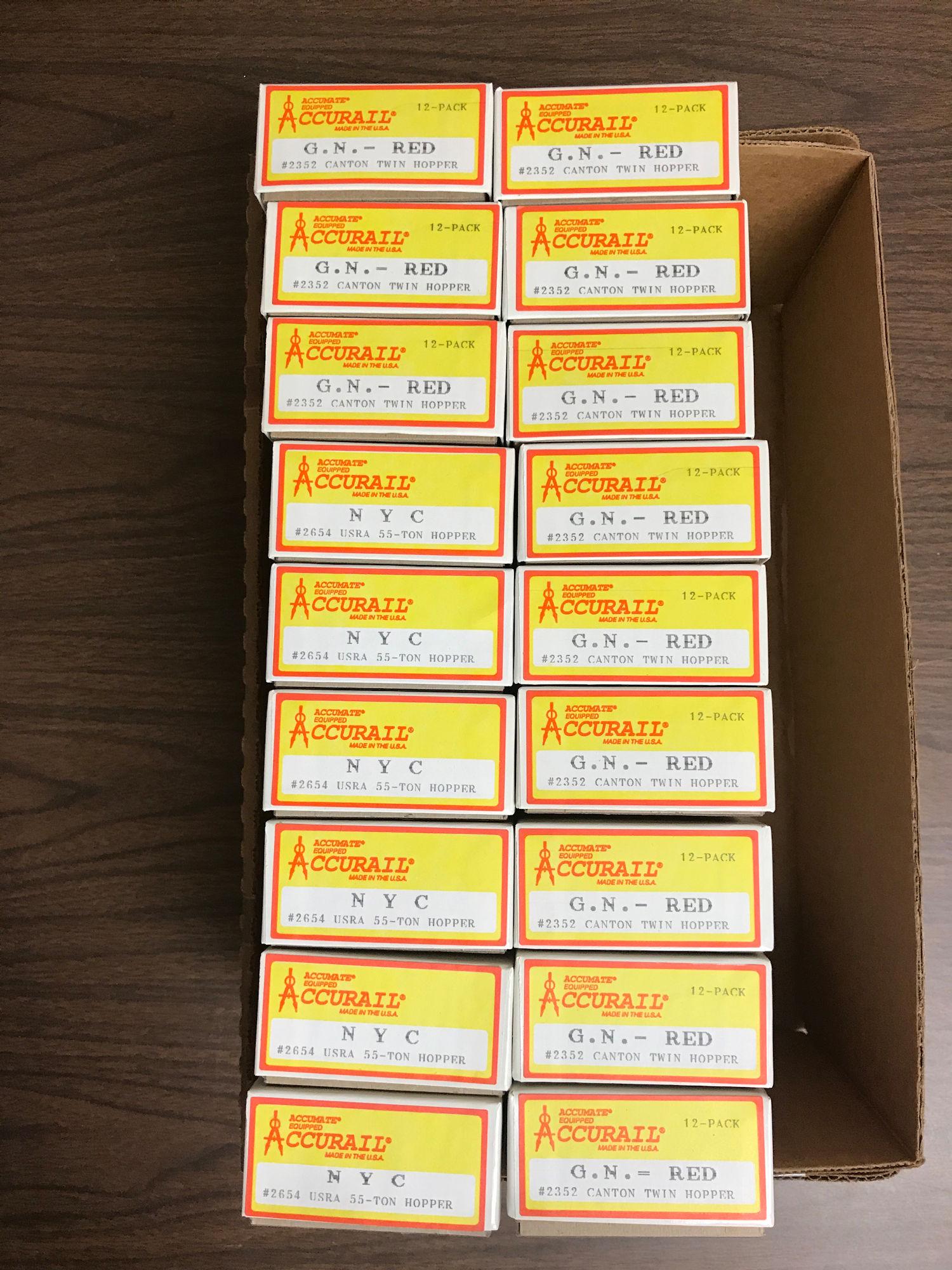 15 ACCURAIL HO GAUGE ROLLING STOCK KITS. NIB (1 of 1)