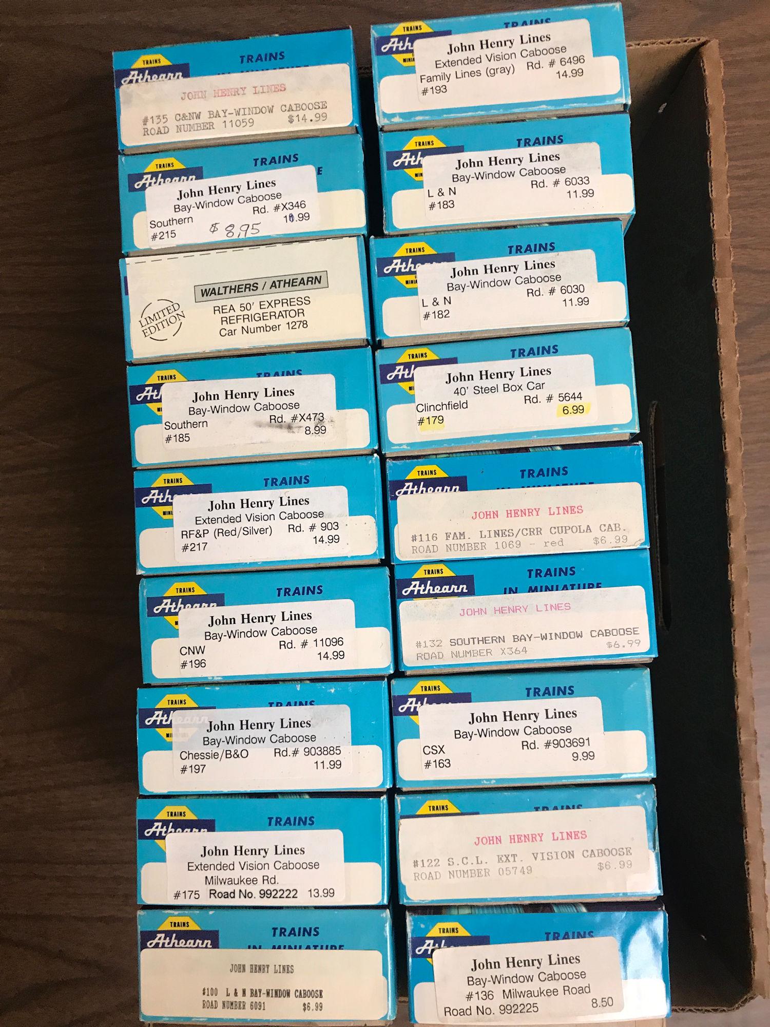 18 ATHEARN HO GAUGE ROLLING STOCK KITS. NIB (1 of 1)