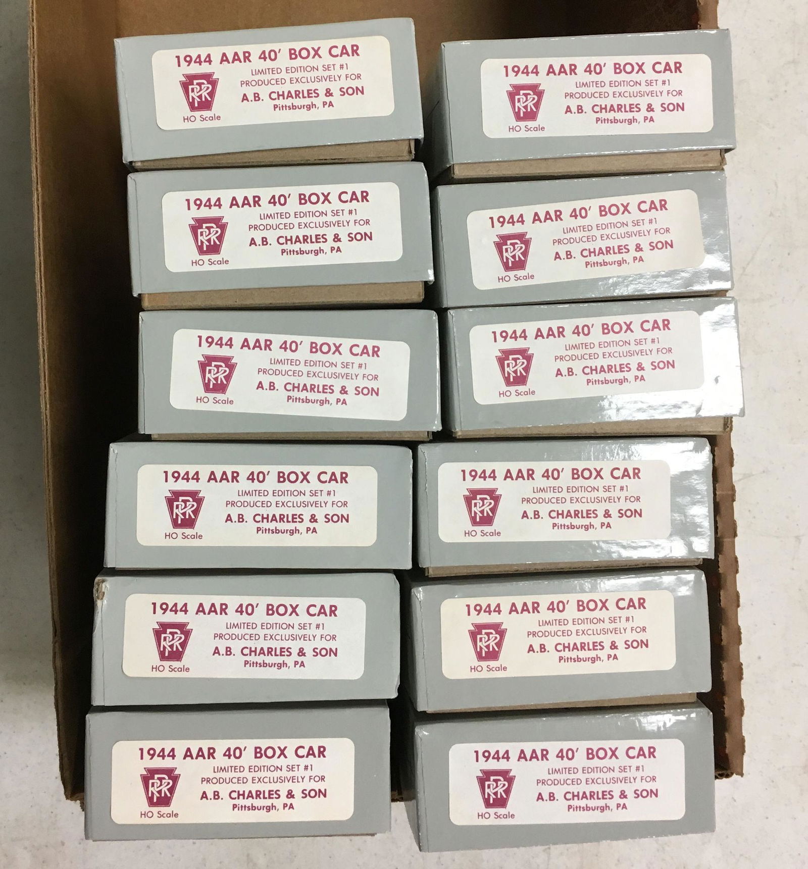 LOT 12 C&BT SHOPS HO GAUGE ROLLING STOCK KITS. NIB (1 of 1)