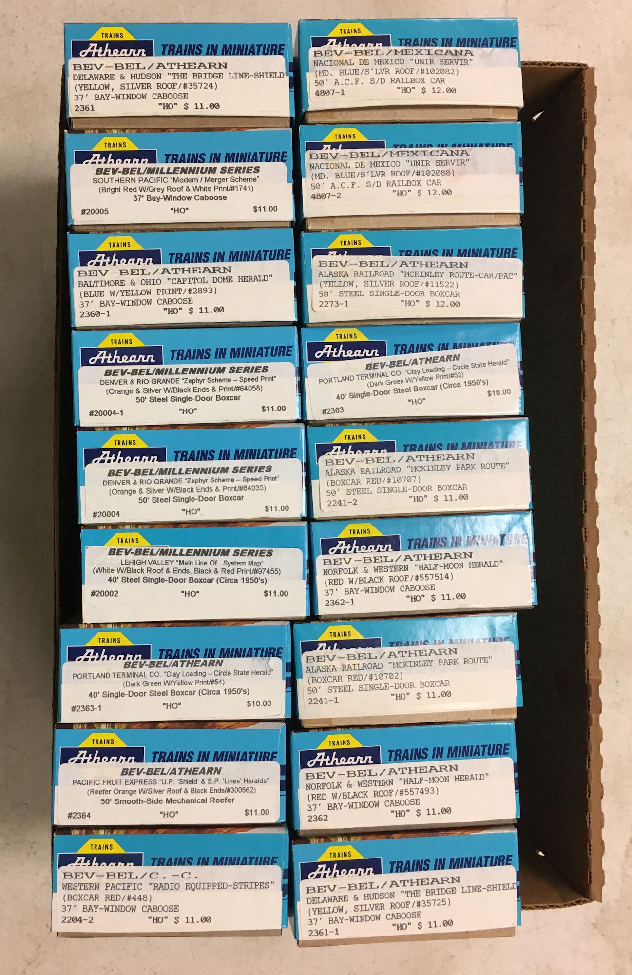 LOT 18 ATHEARN HO GAUGE ROLLING STOCK KITS. NIB (1 of 1)