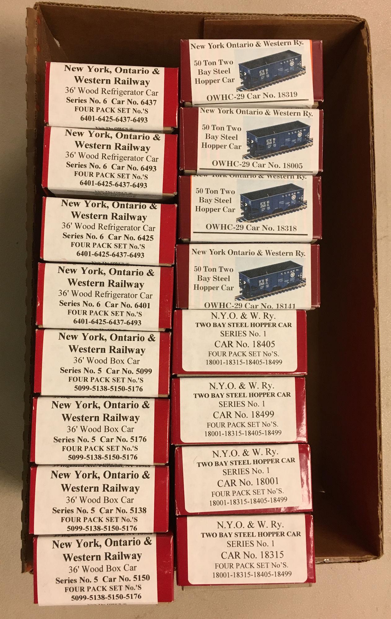 LOT 18 HO GAUGE ROLLING STOCK KITS FROM THE OLD & WEARY (1 of 1)