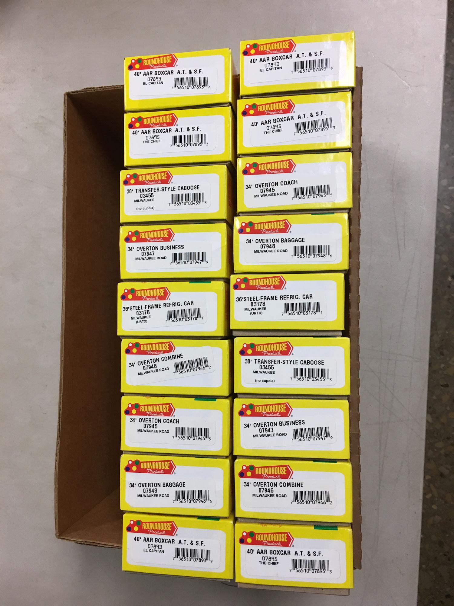 LOT 18 ROUNDHOUSE HO GAUGE ROLLING STOCK KITS. NIB (1 of 1)