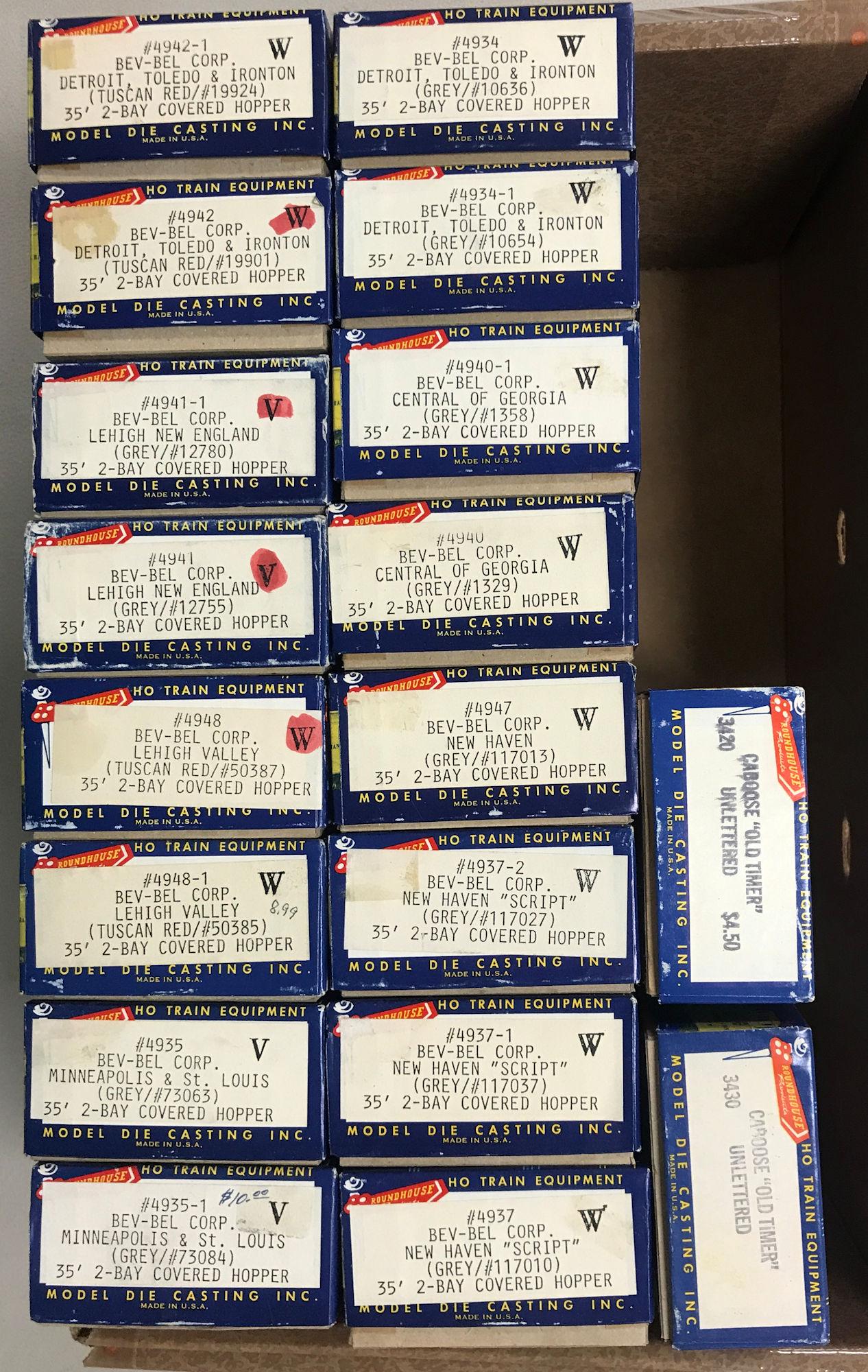 LOT 18 ROUNDHOUSE HO GAUGE ROLLING STOCK KITS. NIB (1 of 1)