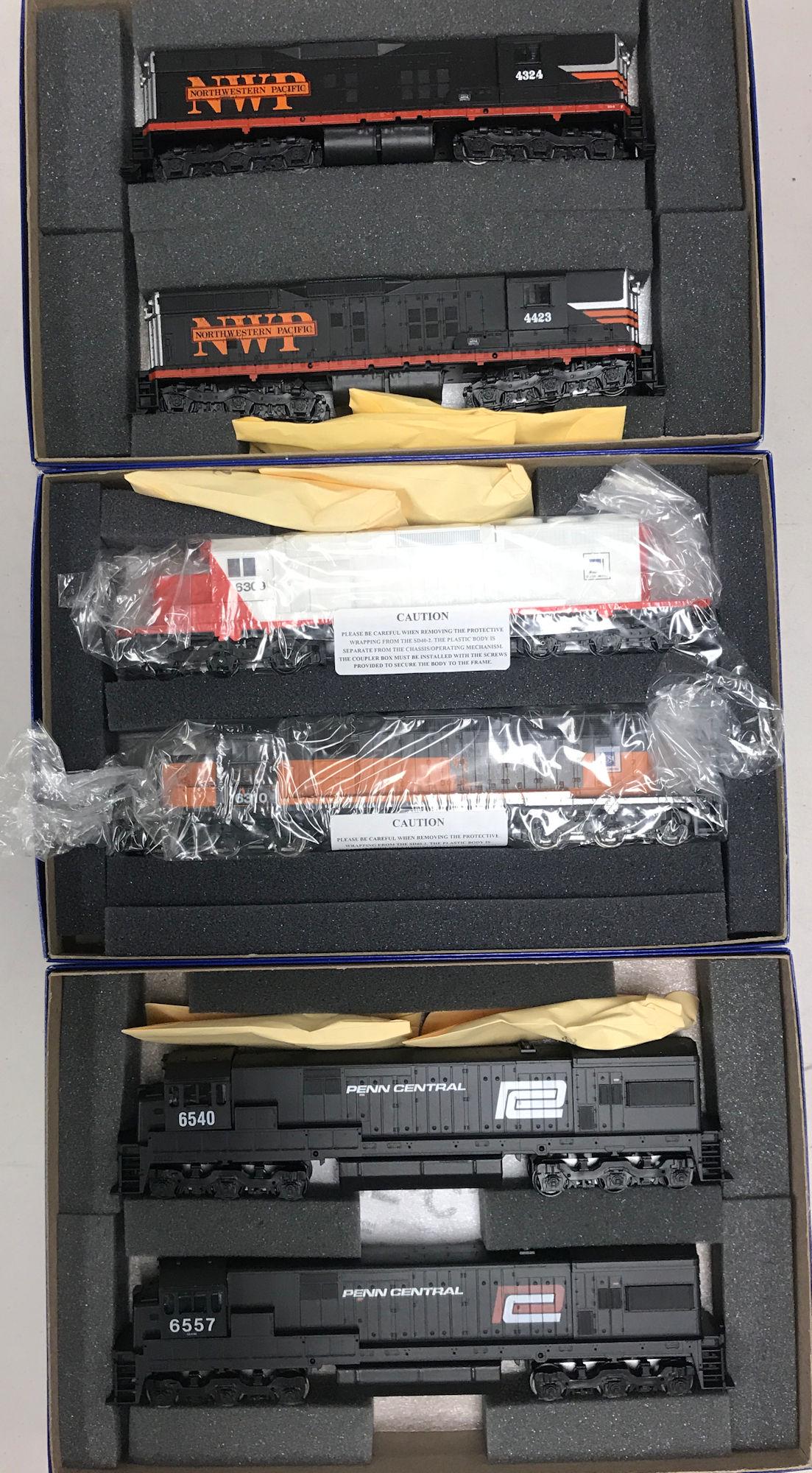 LOT 3 ATHEARN HO GAUGE SPECIAL EDITION LOCOMOTIVE SETS (1 of 1)