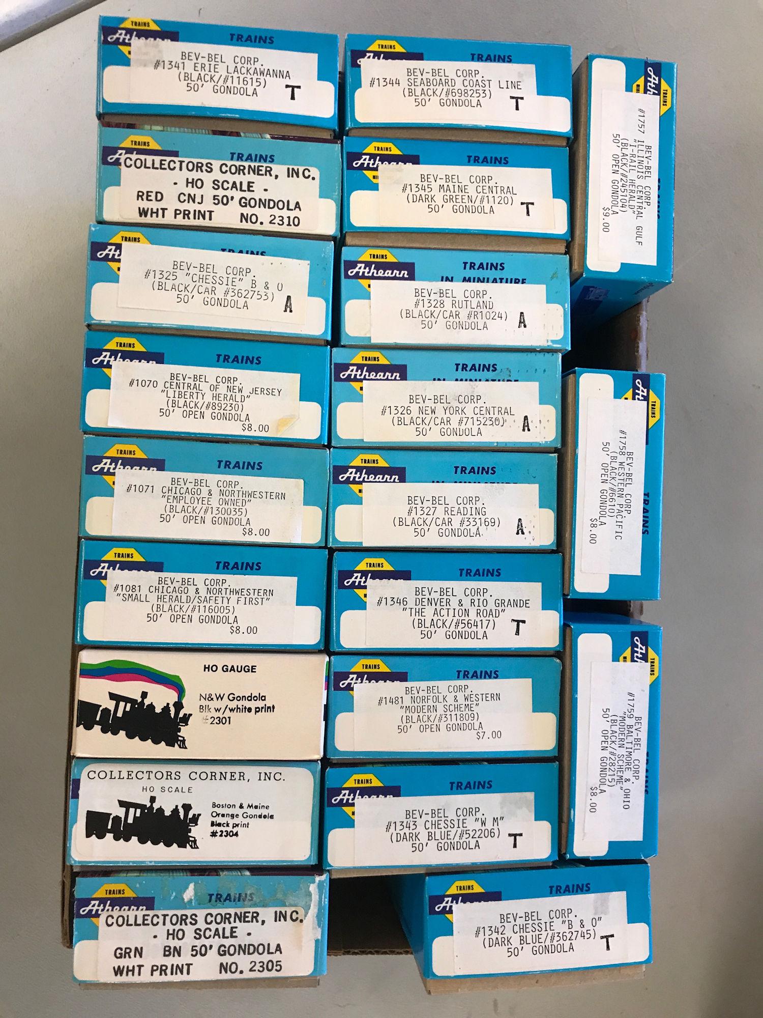 LOT 21 ATHEARN HO GAUGE ROLLING STOCK KITS. NIB (1 of 1)