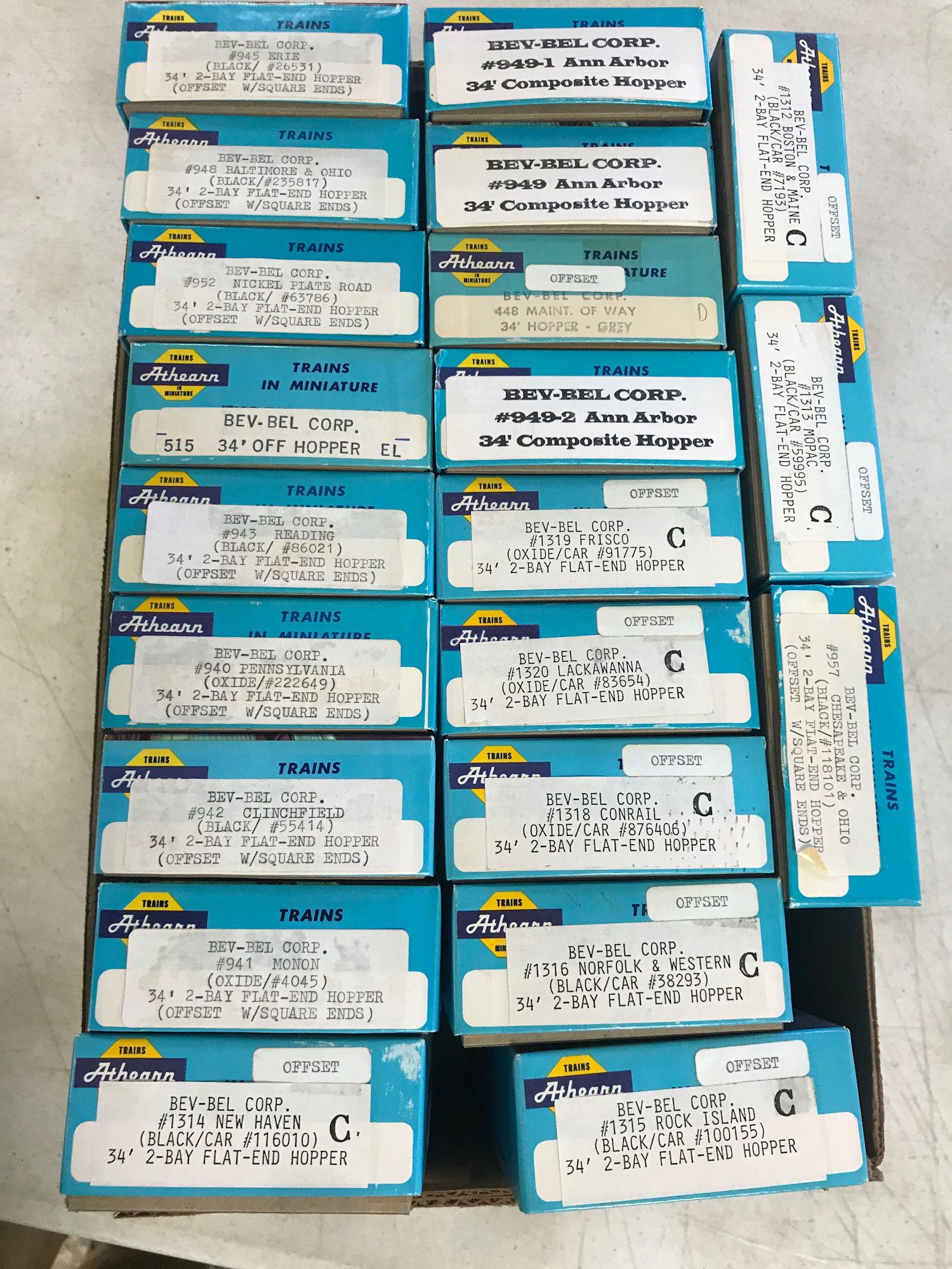 LOT 21 ATHEARN HO GAUGE ROLLING STOCK KITS. NIB (1 of 1)