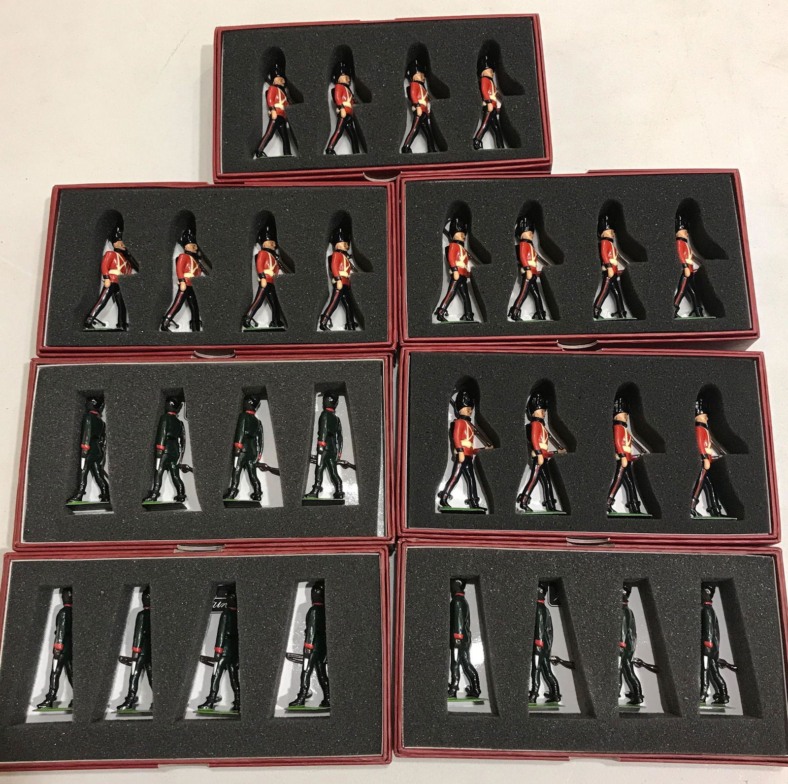 LOT 7 SETS BRITAINS SOLDIERS - 3 SETS OF 4 GURKHA (1 of 1)