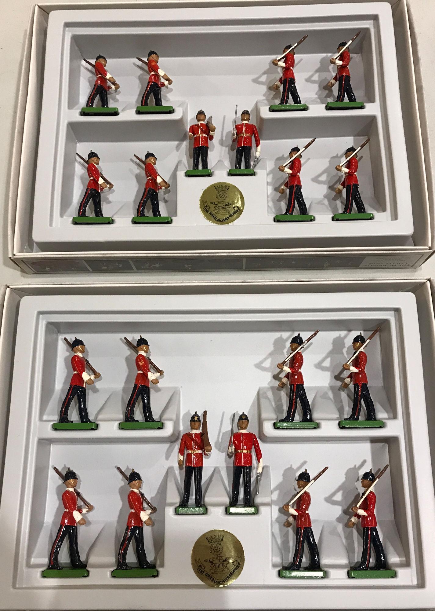 LOT 2 SETS OF 10 W. BRITAIN YORK AND LANCASTER REGIMENT (1 of 1)