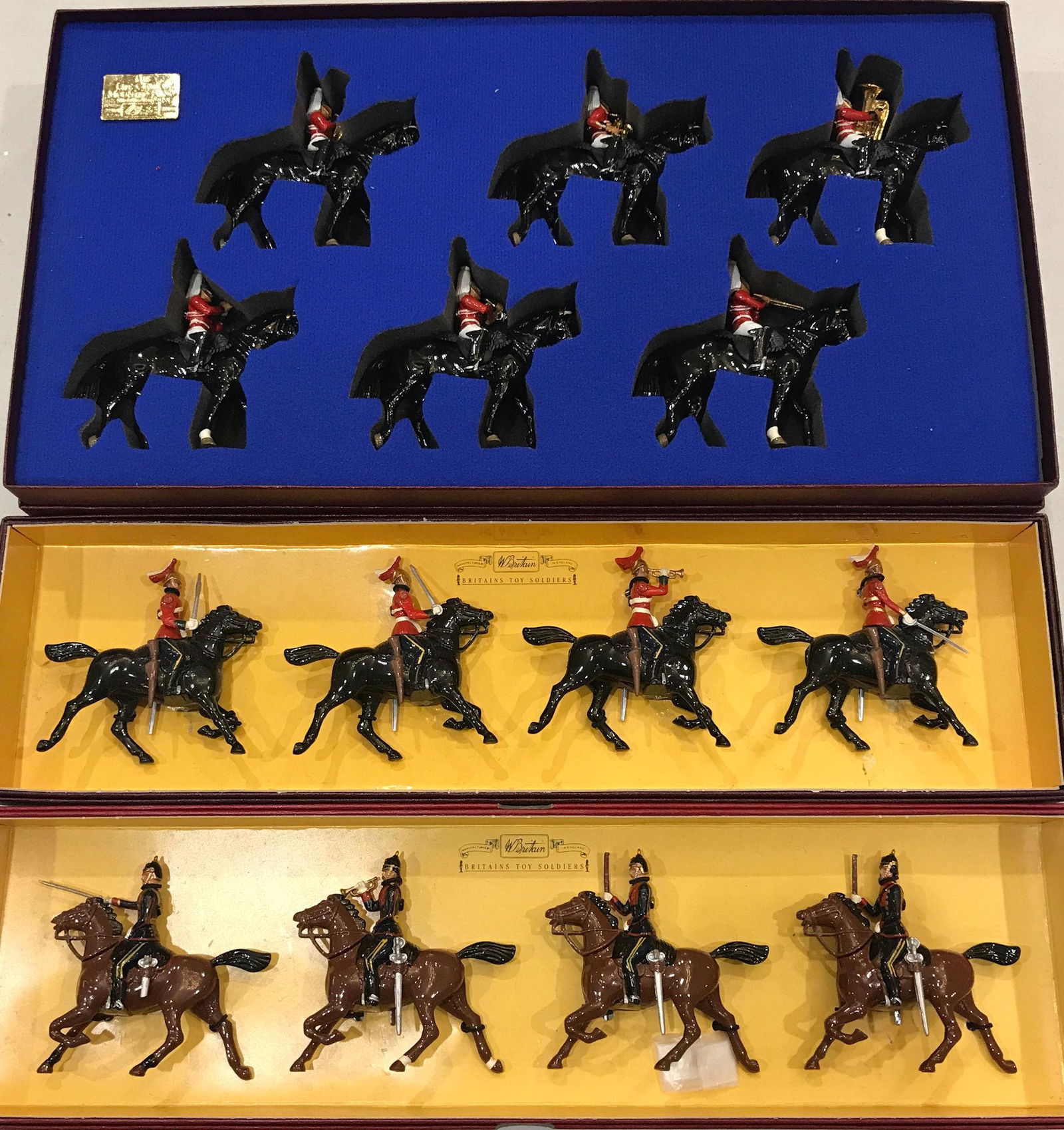 LOT 3 SETS BRITAINS SOLDIERS - 4 LANARKSHIRE YEOMANRY (1 of 1)