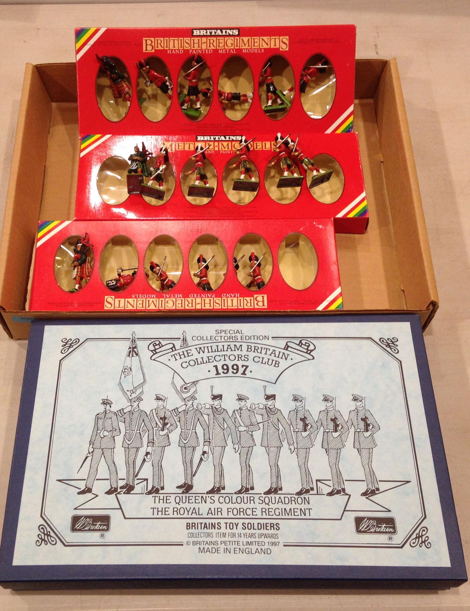 LOT 4 SETS BRITAINS SOLDIERS - 2 SETS OF BLACKWATCH (1 of 1)