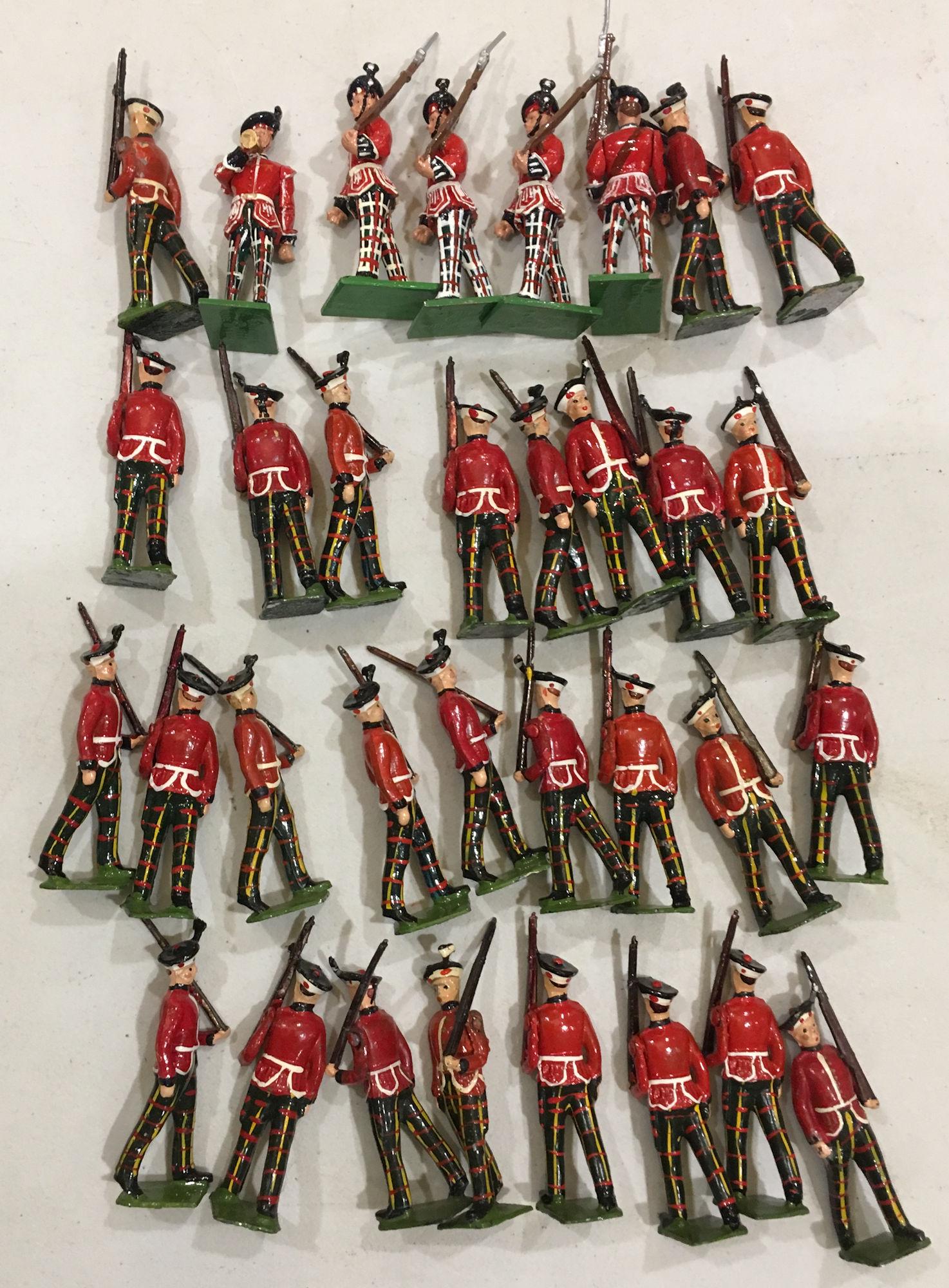 LOT ASSORTED BRITAINS SOLDIERS INCLUDING SCOTS GUARD (1 of 1)