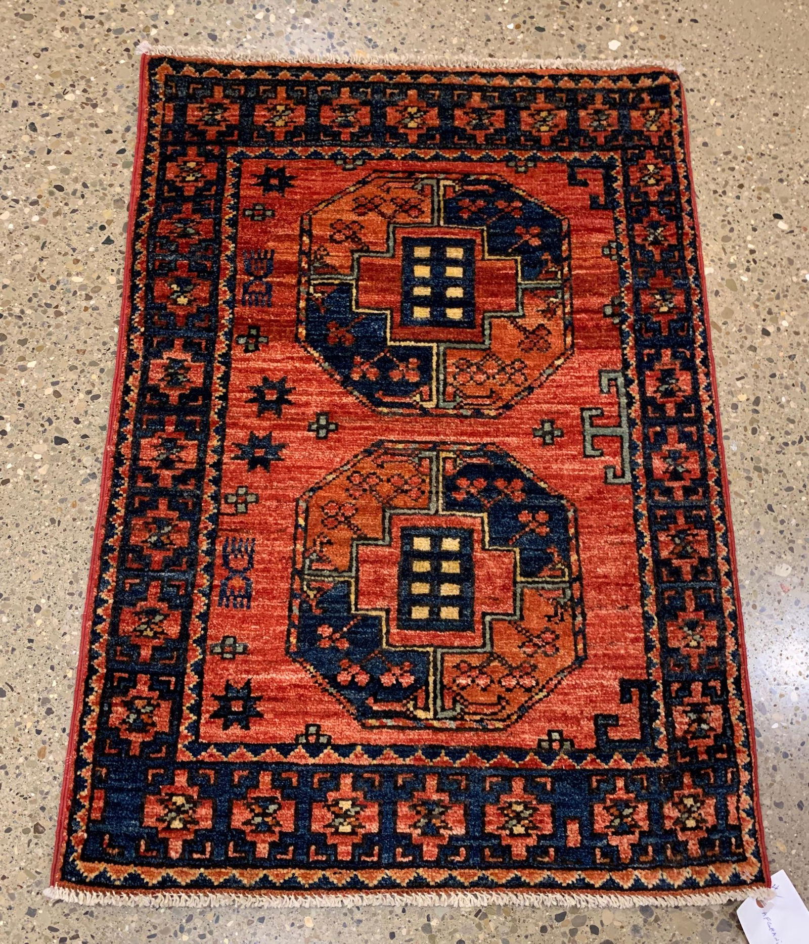 ORIENTAL RUG AFGHANI TURKOMAN RUG, 2'1" X 3'1" (1 of 4)
