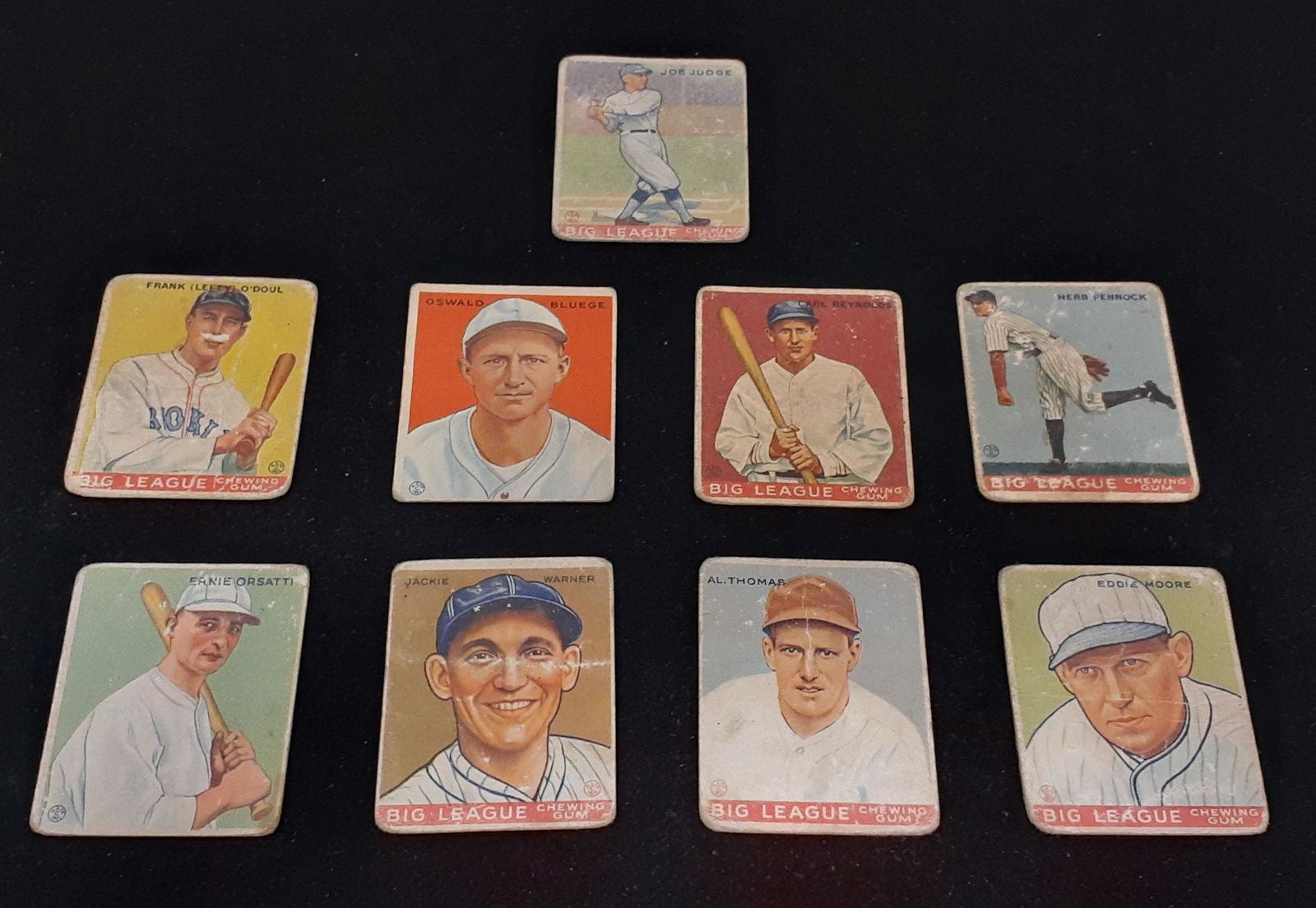 (10) 1933 GOUDEY BIG LEAGUE BASEBALL CARDS: 58. FRANK (1 of 2)