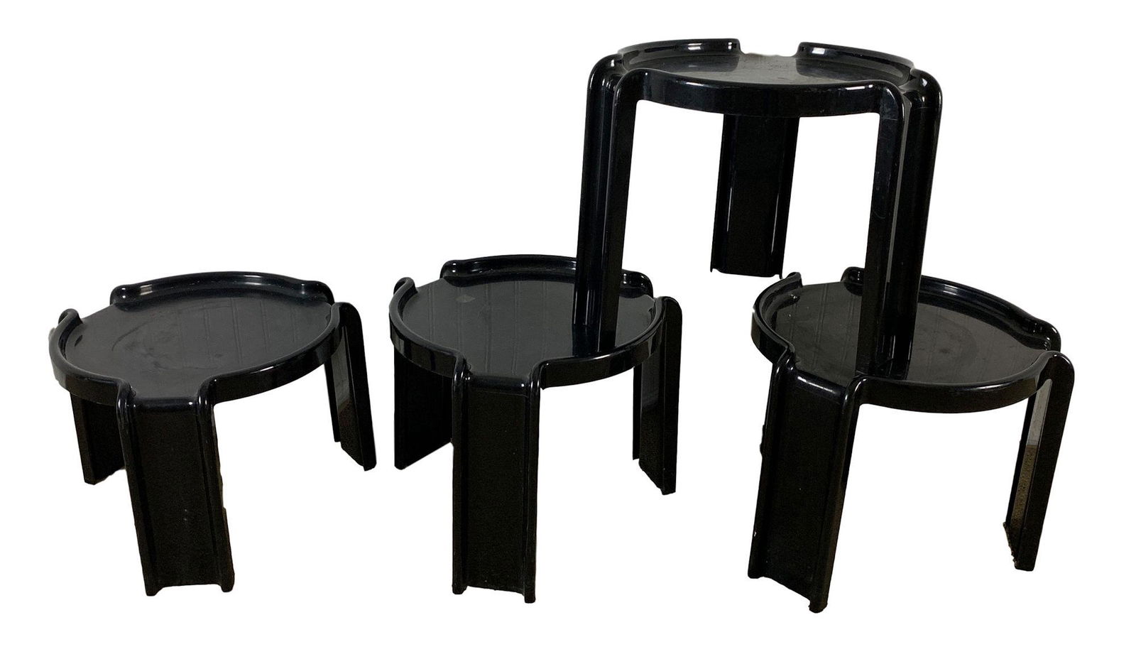 SET OF 4 DESIGNER GITTO STOPPINO KARTELL ACRYLIC (1 of 1)