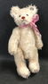 EARLY STEIFF WHITE MOHAIR TEDDY BEAR. DISK JOINTED AT