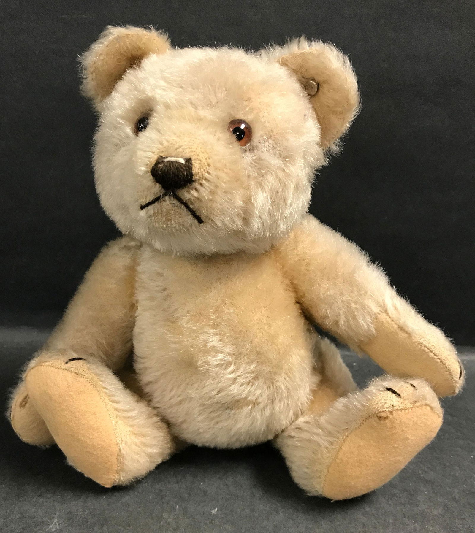 STEIFF BLONDE MOHAIR "JACKIE" 1953 JUBILEE BEAR. DISK (1 of 4)