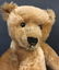 EARLY STEIFF CARAMEL MOHAIR TEDDY BEAR. DISK JOINTED AT - 2