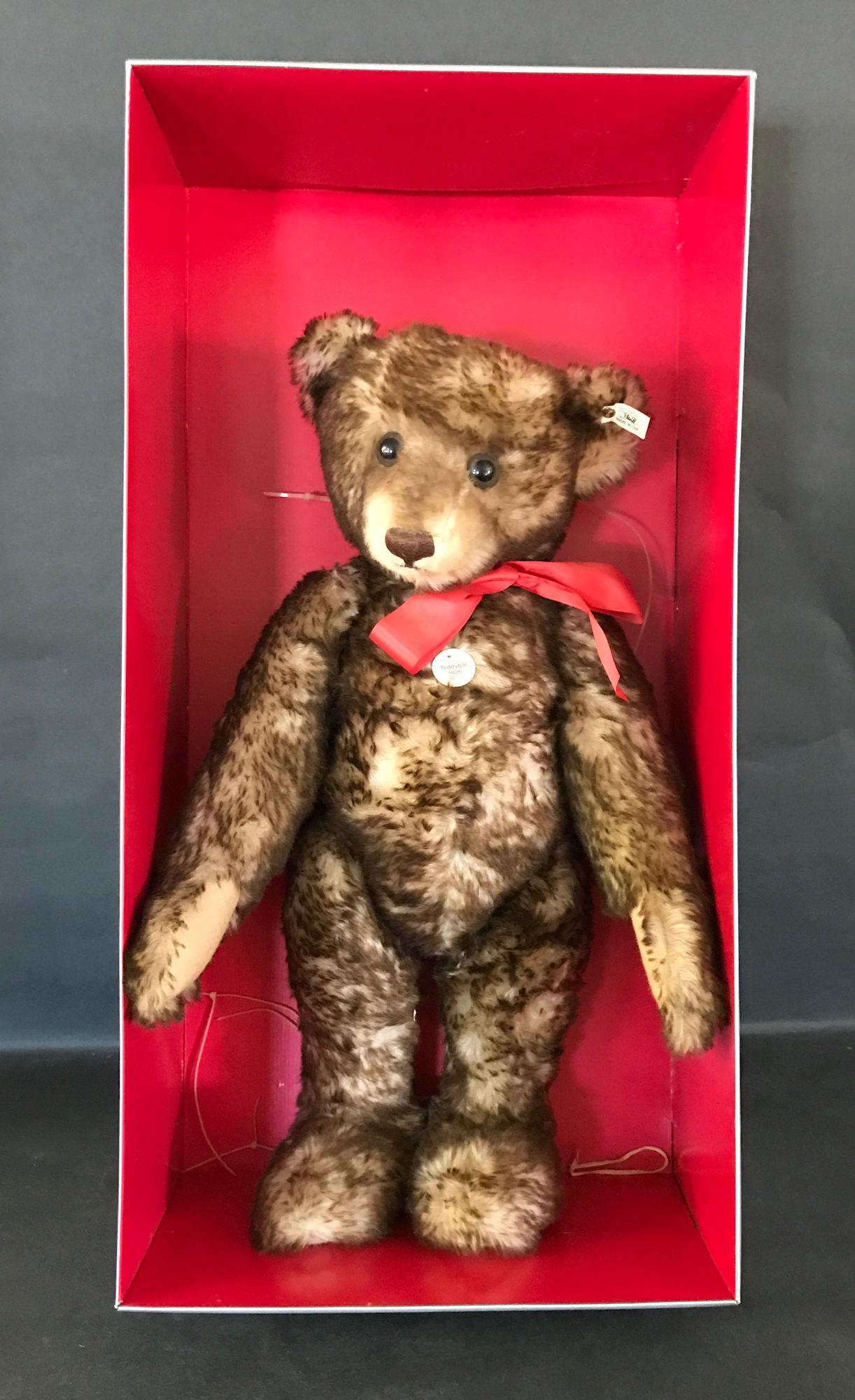 26" STEIFF BROWN TIPPED MOHAIR REPLICA "TEDDY 1926", (1 of 1)