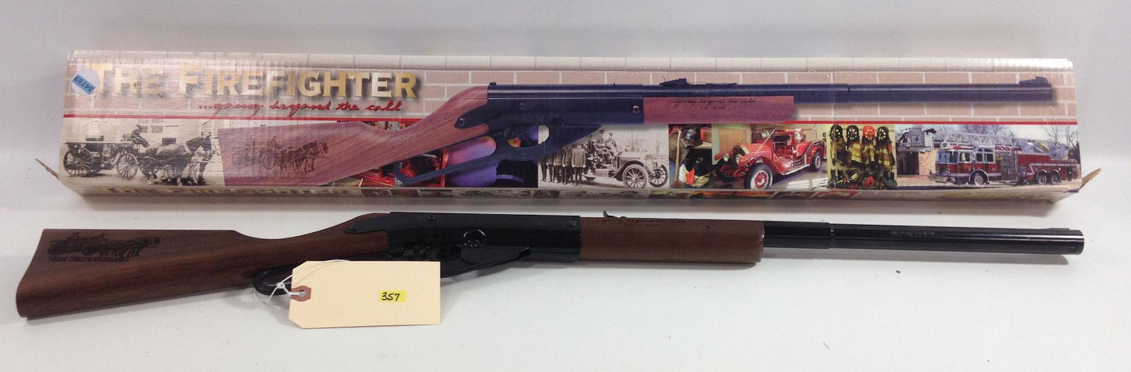 DAISY RED RYDER THE FIREFIGHTER LIMITED EDITION 2499 OF: DAISY RED RYDER THE FIREFIGHTER LIMITED EDITION 2499 OF 10,000 BB GUN, NEW IN BOX, *******DOES NOT NEED CALLED IN ********