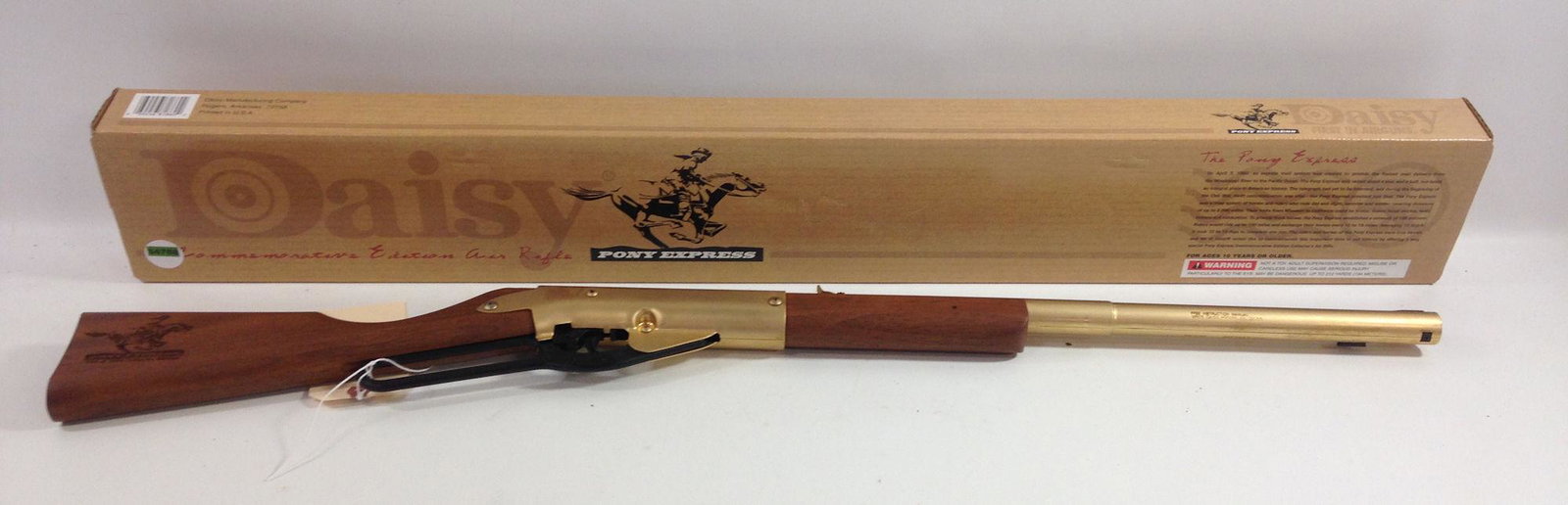 DAISY PONY EXPRESS 113 OF 1860 COLLECTOR EDITION BB: DAISY PONY EXPRESS 113 OF 1860 COLLECTOR EDITION BB GUN, NEW IN BOX ********DOES NOT NEED CALLED IN*******