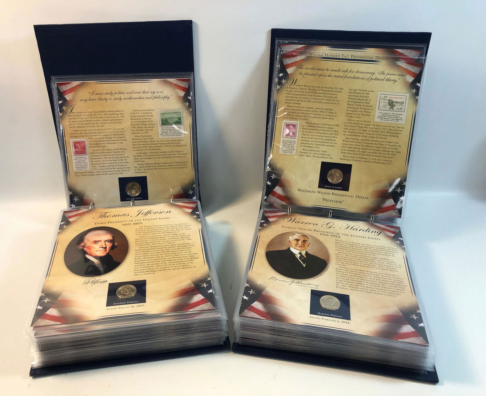 UNITED STATES PRESIDENTIAL COIN COLLECTION IN ALBUMS (1 of 3)