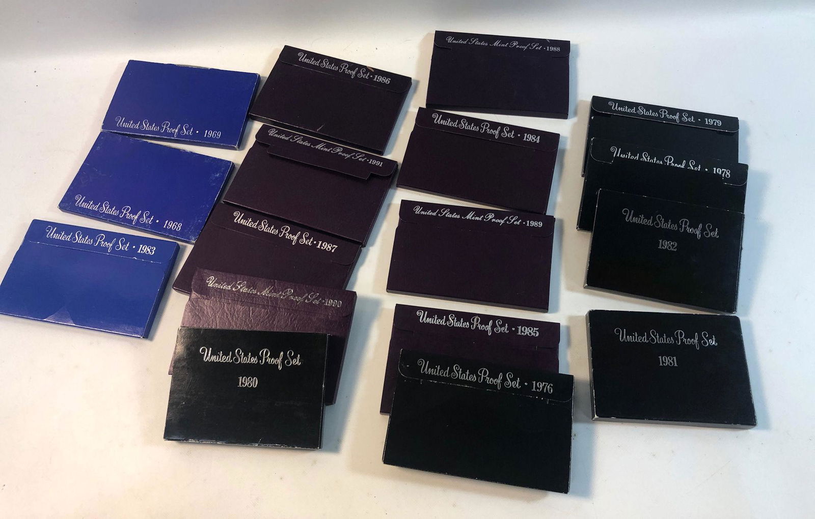 LOT OF U.S. PROOF SET COINS (1 of 7)