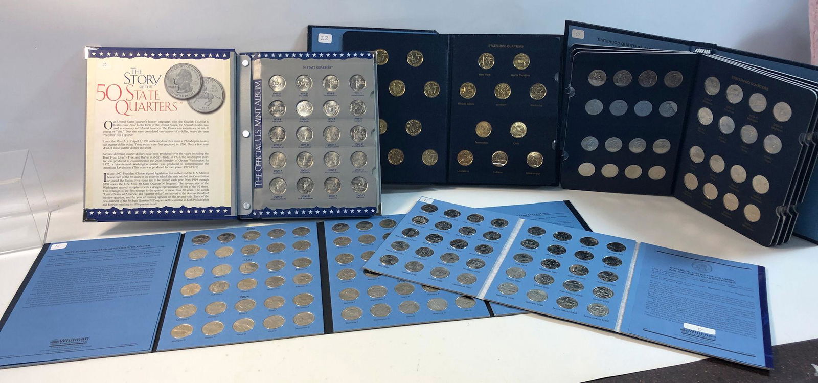 U.S. STATE QUARTER SETS IN ALBUMS (1 of 6)