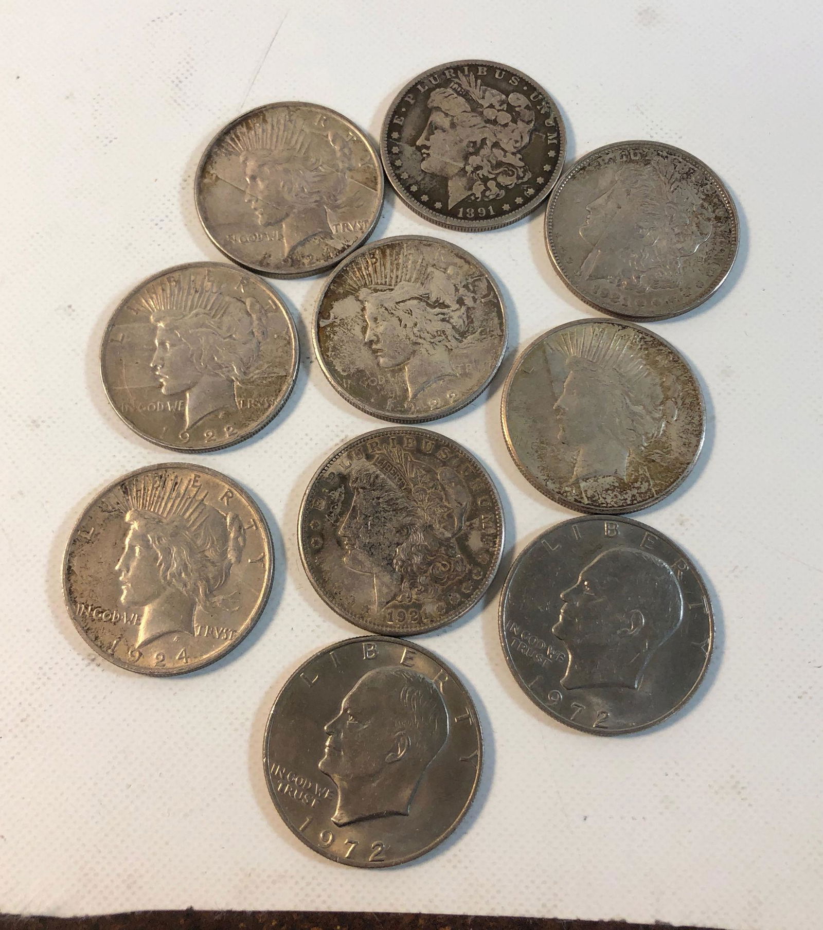 LOT OF LOOSE U.S. $1.OO DOLLAR COINS (1 of 12)