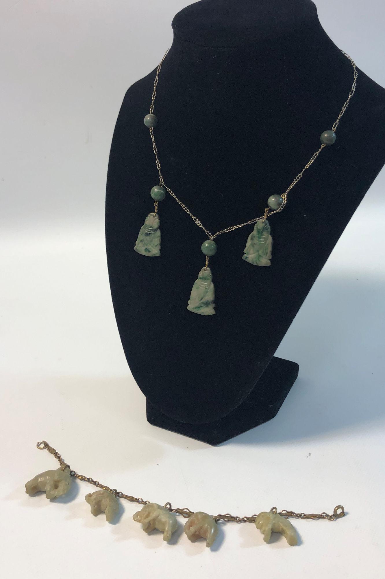 LOT OF STONE FASHION JEWELRY (1 of 9)