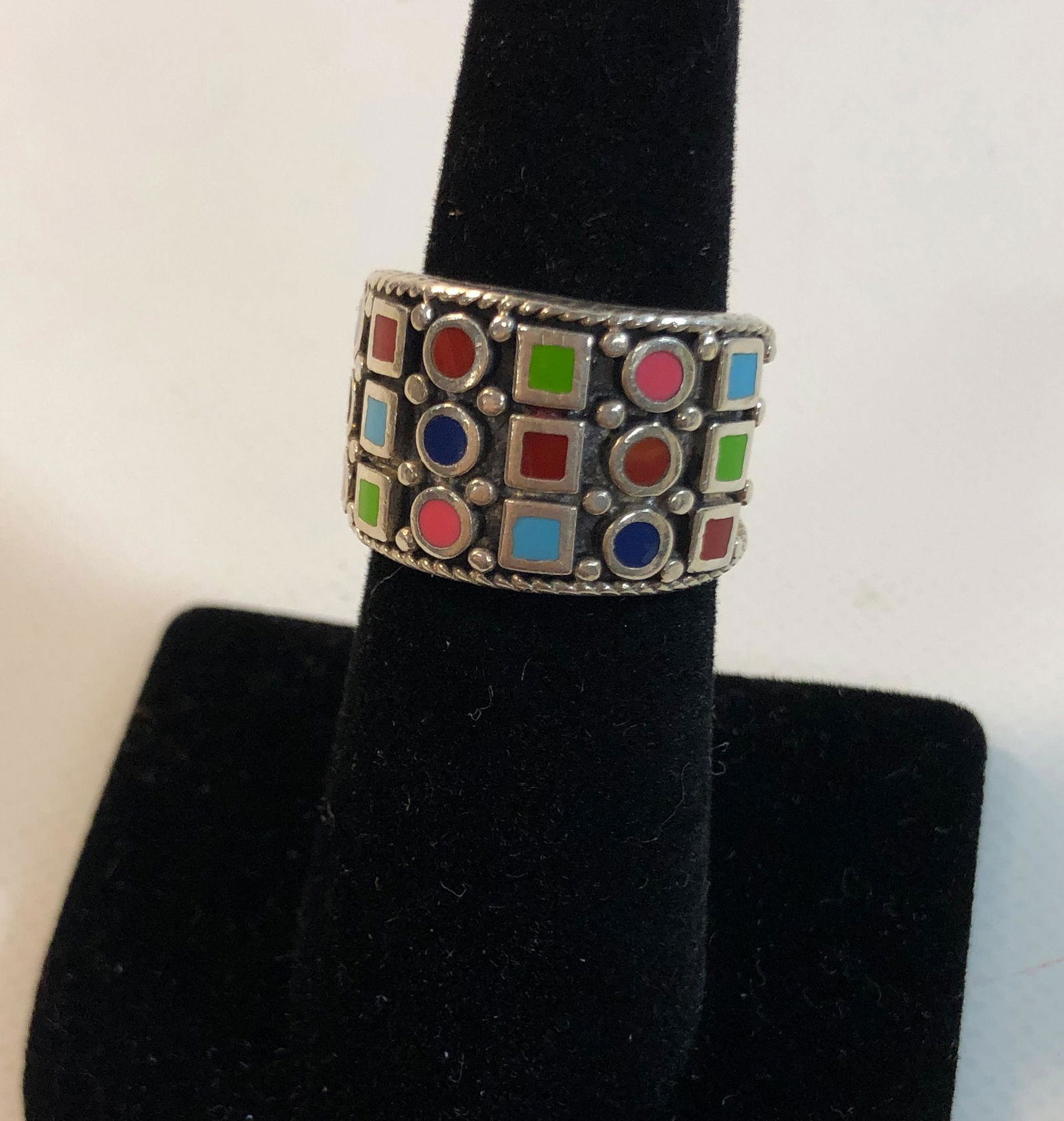 STERLING SILVER STATEMENT RING (1 of 5)