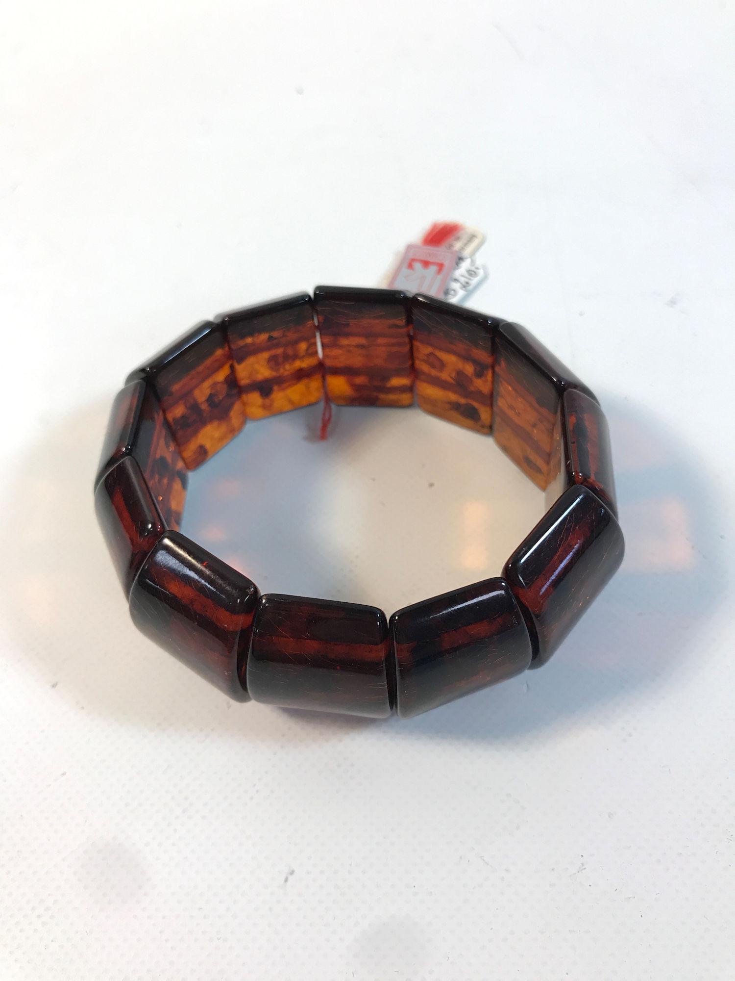 VINTAGE AMBER BRACELET (1 of 2)