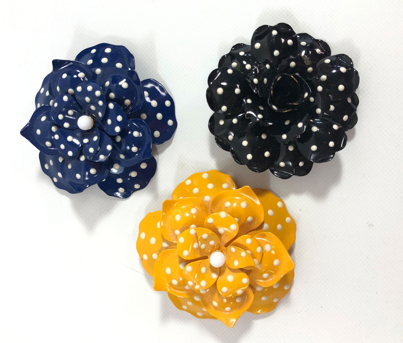 THREE MODERN FLORAL PINS (1 of 8)