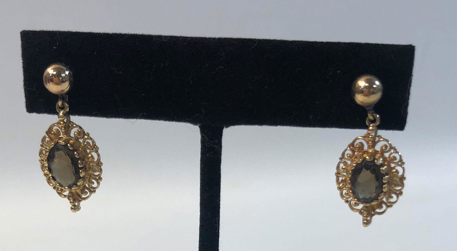 GOLD AND GEMSTONE EARRINGS (1 of 8)