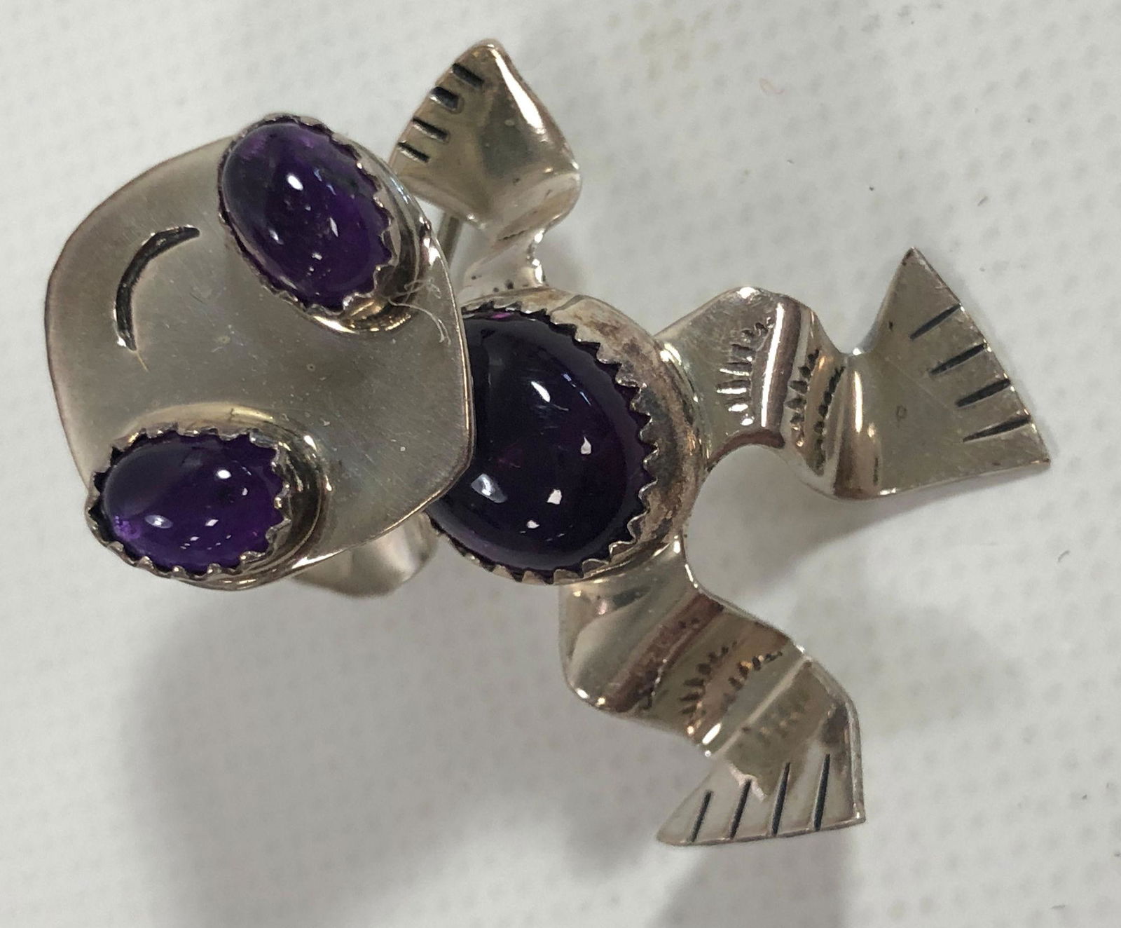 STERLING SILVER SOUTHWESTERN STYLE PIN/PENDANT (1 of 7)