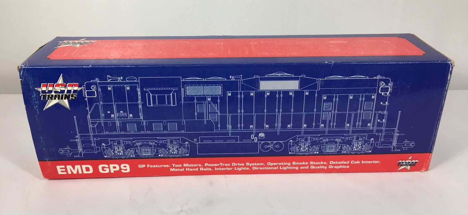 USA TRAINS G GAUGE R22124 EMD GP9 NORTHERN PACIFIC: USA TRAINS G GAUGE R22124 EMD GP9 NORTHERN PACIFIC DIESEL LOCOMOTIVE. NIB