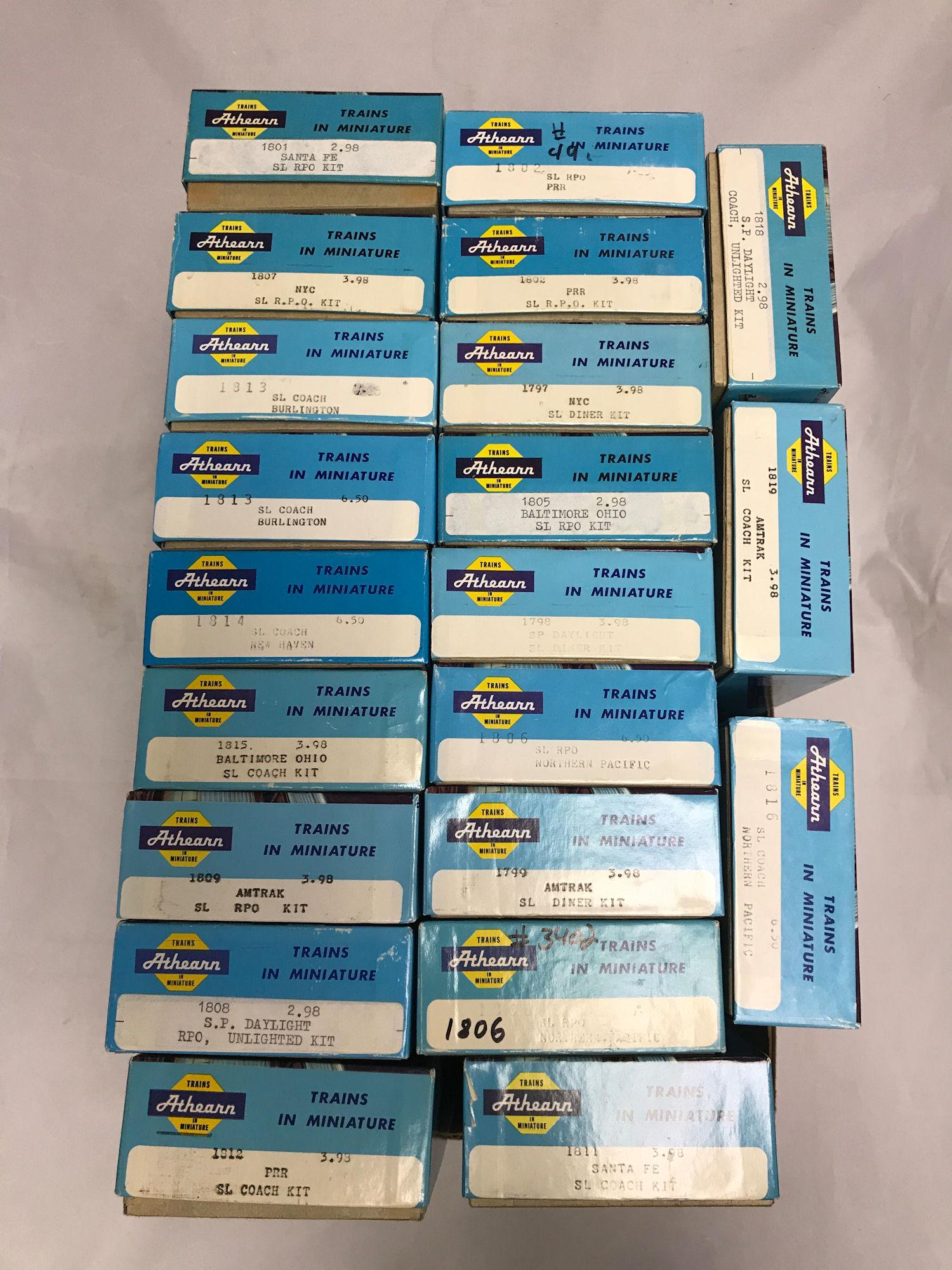 LOT 21 ATHEARN HO GAUGE ROLLING STOCK KITS, ORIGINAL (1 of 1)